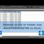 Usar una tabla pivotante de Excel para asignar números aleatorios